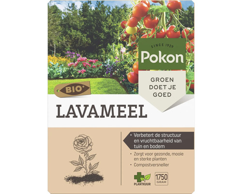 Pokon Lavameel verpakking voor het verbeteren van de tuin- en bodemstructuur