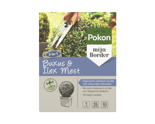 Pokon Buxus en Ilex Mest verpakking