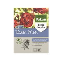 Verpakking Pokon rozenmest voor circa 25 planten