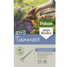 Pokon mijn Border Tuinmest 3-in-1, organische meststof voor borders, 2,5 kilogram voor circa 65 planten, 120 dagen voeding.
