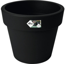 elho ronde plantenpot van gerecycled kunststof, zwart.