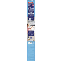 tesa Insect Stop aluminium plissé insectenhor voor dakramen, wit frame, antraciet net, montage zonder boren met Powerstrips technologie.