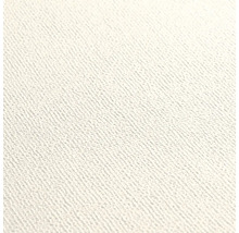 Wit behang met een fijne, diagonaal gestructureerde oppervlak.