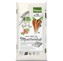 Pokon Mix voor je Moestuinbak, biologisch en turfvrij, 45 liter.