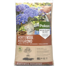 Pokon Bio Hortensia Potgrond in een zak van 30 liter, biologische grond voor hortensia's en rododendrons, geschikt voor potten en borders.