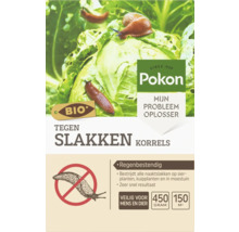 Pokon Bio Tegen Slakken Korrels tegen naaktslakken op planten, 450 gram voor 150 vierkante meter, regenbestendig en veilig voor mens en dier.