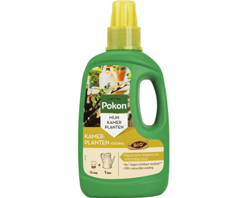 Pokon Bio Kamerplantenvoeding 1 liter fles met doseerdop