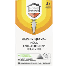 Zilvervisjesval Home Defense Cure, set van 3 stuks, pesticidevrij, werkt 90 dagen, eenvoudig in gebruik.