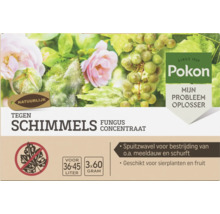 Pokon Tegen Schimmels Fungus Concentraat voor sierplanten en fruit, tegen meeldauw en schurft, verpakking met 3 zakjes van 60 gram.
