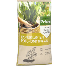Pokon Bio Kamerplanten Potgrond turfvrij, 10 liter, met 100 dagen voeding en kokos voor een luchtige structuur.