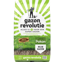 Pokon Gazon Revolutie Alles-in-1 graszaad, meststof en bodemverbeteraar, 12,5 kilogram voor 250 vierkante meter.