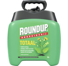 Roundup Onkruidvrij Totaal onkruidverdelger zonder glyfosaat in jerrycan van 5 liter.