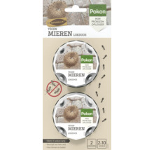 Pokon tegen mieren lokdoos, 2 stuks, bestrijdt het hele nest, geschikt voor binnen en buiten, werkt gedurende 4 weken.