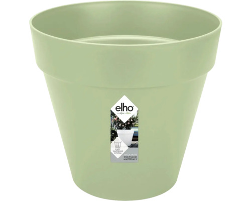 elho bloempot van kunststof in lichtgroen met geïntegreerd bewateringssysteem
