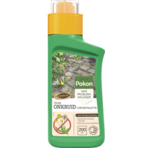 Pokon onkruidverdelger concentraat voor 200 vierkante meter, natuurlijk middel voor bestrating en beplanting, zichtbaar effect binnen 3 uur.