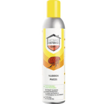 Home Defense Cure spuitbus tegen vlooien, pesticidevrij, voor gebruik in binnen- en buitenruimtes.
