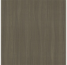 Vliesbehang met verticale lijnenstructuur in donkerbruine houtoptiek.