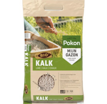 Pokon Bio Gazonkalk 10 kilogram zak voor 100 vierkante meter gazon met magnesium tegen mos.