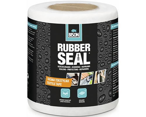 Bison Rubber Seal textielband voor afdichten, beschermen en repareren.