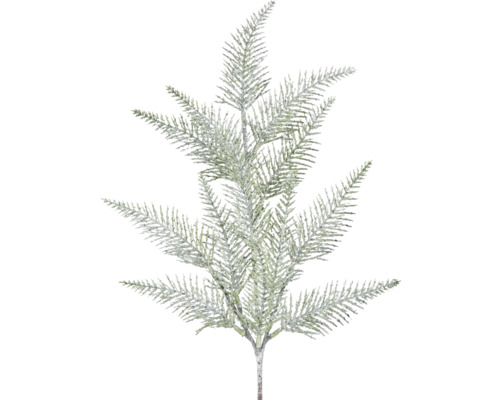 Kunsttak met een besneeuwde uitstraling voor kerstversiering en bloemstukken.