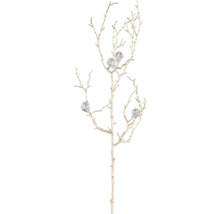Decoratieve tak in goudlook met hangende kristallen.