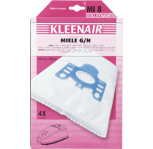 Kleenair stofzuigerzakken van microvezel, geschikt voor Miele G/N en Hoover, set van 4 zakken en 1 filter.