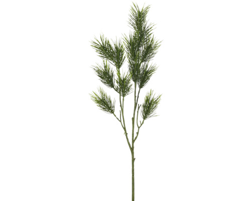Kunstmatige dennentak met groene naalden en een getextureerde steel.