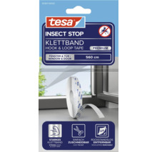 tesa Logo, Insect Stop Premium klittenband voor ramen en deuren, 560 centimeter, sterke grip, eenvoudig te knippen, zonder resten verwijderbaar.