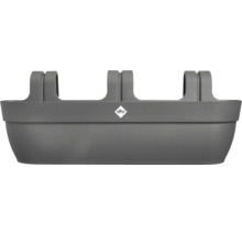 elho balkonbak van kunststof met geïntegreerde haken voor de reling, elho Logo.