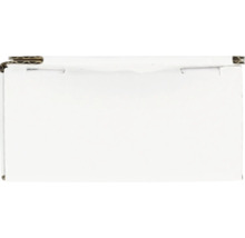 Witte verzenddoos van golfkarton.