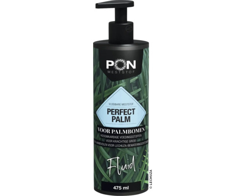 Lechuza Perfect Palm vloeibare meststof voor palmbomen, 475 milliliter fles met doseerpomp.