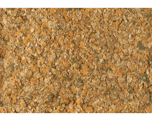 Visvoer in vlokvorm voor aquariumvissen in verschillende kleuren.