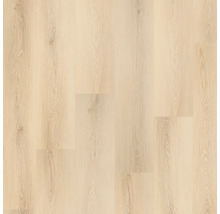 Vloerbedekking in houtlook met fijne nerf en glad oppervlak.