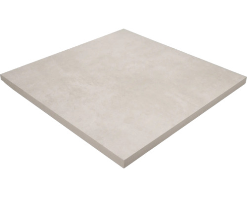 Vierkante vloertegel van gres porcellanato met een mat, gestructureerd oppervlak.