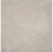 Matte lichtgrijze tegel in betonlook met subtiele oppervlaktestructuur.