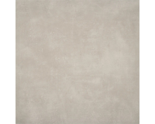 Matte lichtgrijze tegel in betonlook met subtiele oppervlaktestructuur.