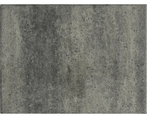 Grijze terrastegel van beton met een gestructureerd oppervlak van steengranulaat.
