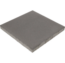 Vierkante antracietkleurige betonnen terrastegel.