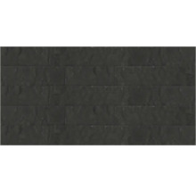 Steenstrips met natuursteenlook, antraciet, gestructureerd oppervlak.