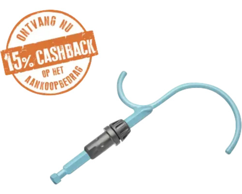 Inschroefhulp voor schroefhaken, bit voor accuboormachine, 15 procent cashback actie.