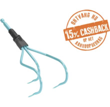 Tuincultivator-opzetstuk voor boormachines met 15 procent cashback op het aankoopbedrag.