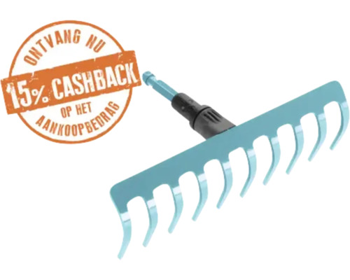 Beugelhark voor het combisysteem met 15 procent cashback op het aankoopbedrag.