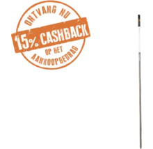 Profiel met zegel 15 procent cashback op het aankoopbedrag.