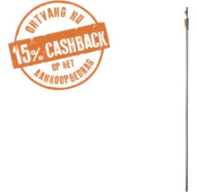Ontvang nu 15 procent cashback op het aankoopbedrag.