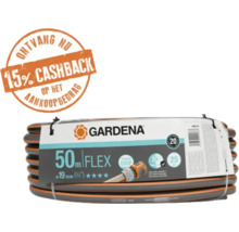 Gardena Comfort FLEX tuinslang, lengte 50 meter, diameter 19 millimeter, inclusief 15 procent cashback actie.