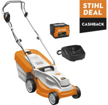 Stihl accu grasmaaier set inclusief AK 20 accu en oplader, Stihl Deal Cashback actie.