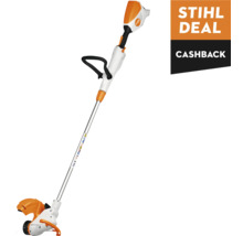 STIHL grastrimmer met vermelding van een cashback actie.