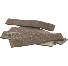 Bruine viltstrips voor oppervlaktebescherming.