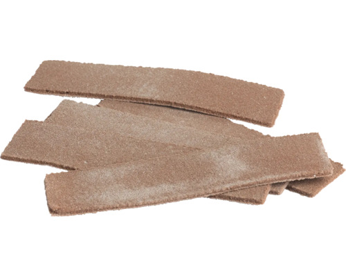 Meerdere bruine viltstrips voor vloerbescherming.