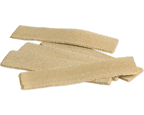 Meerdere platte aanmaakstrips van houtvezels voor haard en barbecue.